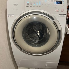  【美品】ドラム式洗濯乾燥機 9kg ヤマダ YWM-YV90N 温水洗浄 配送可の画像