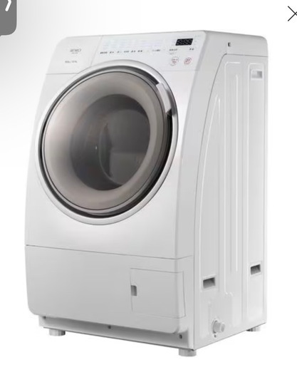  【美品】ドラム式洗濯乾燥機 9kg ヤマダ YWM-YV90N 温水洗浄 配送可2025