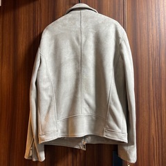 zara   グレー　アウター　の画像