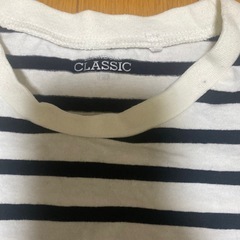 ボーダシャツ150センチの画像