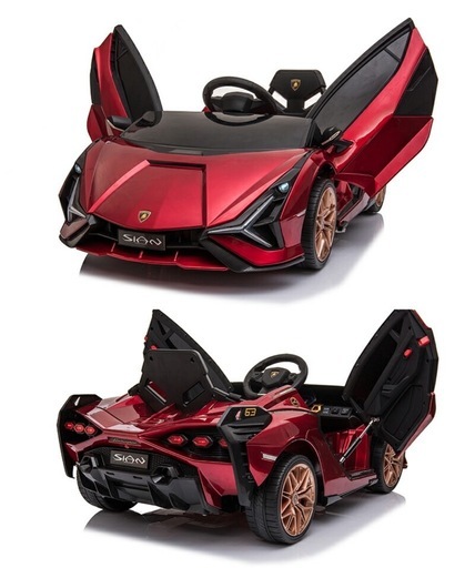 【値下げしました】ランボルギーニ 電動乗用カー SIAN 美品 室内使用 音楽再生 子供用