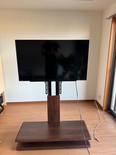 「40インチテレビ＋テレビ台セット 三菱REAL 動作OK 