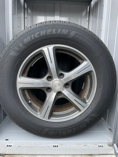 エクストレイル用 215/65R16 ミシュラン PRIMACY5 ROZEST アルミホイール 4本セット