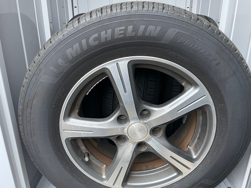 エクストレイル用 215/65R16 ミシュラン PRIMACY5 ROZEST アルミホイール 4本セット