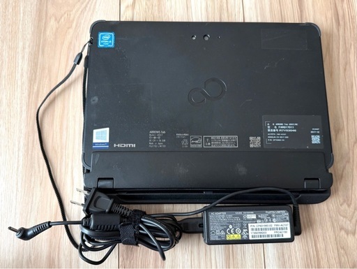 80111-27 オフィス2024付 Fujitsu 2-in-1 ARROWS Tab Q507/RE タブレット Atom x5/4/64GB