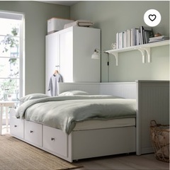 ベッドフレーム【IKEAヘムネス】の画像