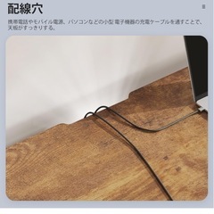 デスク　色は白ですの画像