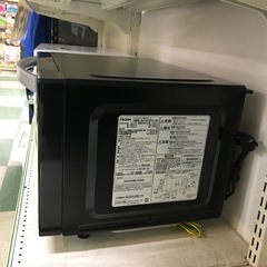 ジャングルジャングル貝塚店　ハイアール　電子レンジ　シルバー　2021年製　フラット　縦開き　ヘルツフリー　50／60Hz マイコン式単機能電子レンジ　自動メニュー　中古　貝塚市　二色浜の画像