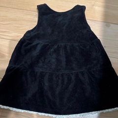 黒いボタン付きワンピース 90cm(取引中)の画像