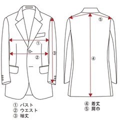 オーダースーツ　SADA メンズ　ジャケット　パンツ　L XL ネイビー　紺色の画像