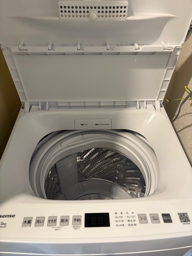 【ほぼ未使用　2025年製　洗濯機】