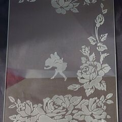 妖精のエッチングガラスの画像