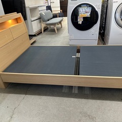 配達可【シングルベッドフレーム】【管理番号10783】金の画像