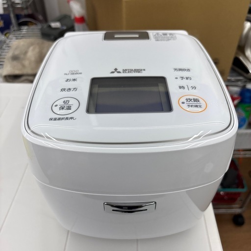 ☆ドリーム荒牧店☆ジモティー割引有☆【クリーニング済み】三菱/IHジャー炊飯器/NJ-SEB06-W/2020年製