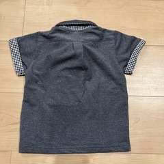 95cm  西松屋　半袖ポロシャツ　ネクタイ　フォーマルの画像