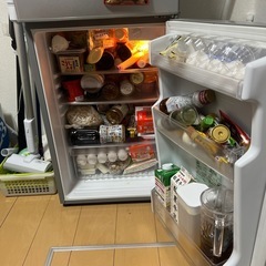 シルバー冷蔵庫家に取りに来てくれる方！「急募」の画像