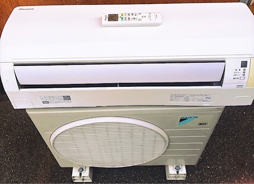 【DAIKIN】ルームエアコン・8畳用　内部簡易クリーニング済み　積み込みお手伝いします！