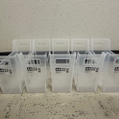 【0円】A4ファイルボックス5個 ＋ 専用ラック2個 セット
の画像