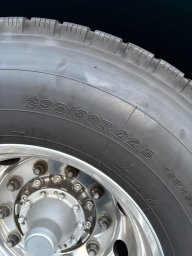 710R　295/80R22.5 ヨコハマ　アルミホイール　大型トラック　6本セット　