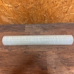 【明日3/8(日)引取限定】ストレッチフィルム 8μ（幅500mm × 450m巻⭐️残量はおよそ半分）の画像