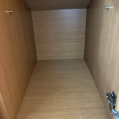 木材 カップボード 食器棚 食品棚の画像