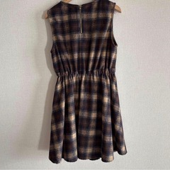 マジェスティックレゴン チェック柄ワンピースの画像
