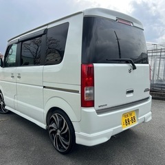 カスタム多数❗️スズキ　エブリイワゴン　PZターボ　DA64W 軽箱　大阪発の画像