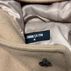 COMME CA ISM ダッフルコート ベージュ 140〜150 フード付の画像