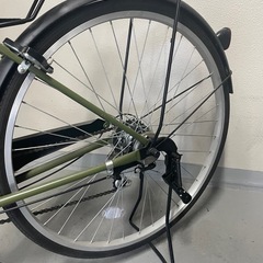 自転車   グリーン　の画像