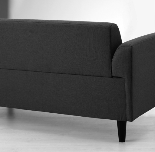 新品未使用　IKEAイケア　HEMLINGBY 2人掛けソファ ダークグレー