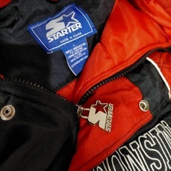 STARTER wisconsin ナイロンジャケット 古着の画像