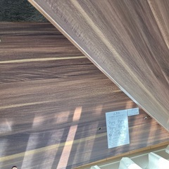 ウォールナット調こたつテーブル(こたつ布団付)の画像