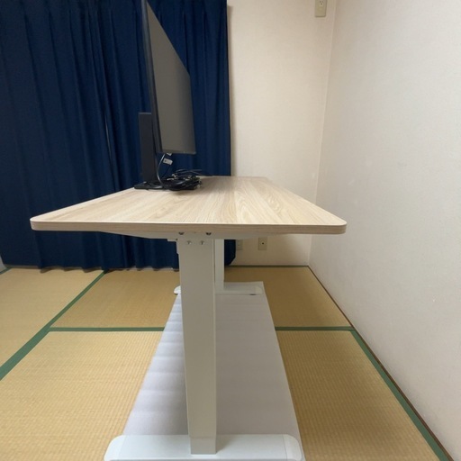 昇降デスクとモニター【配送可】