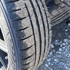 エンケイ　PCD 100 5 ホイールタイヤセット　215/50R17 2025年タイヤ変えたばかりの画像