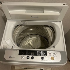 【1000円】Panasonic 全自動洗濯機 NA-F50B8（5kg）引き取り歓迎の画像