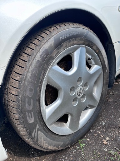 セルシオ　純正ホイールタイヤ　セット４本225/55R17 ４本とも溝あり