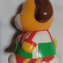 山口銀行 犬 サッカー 貯金箱の画像