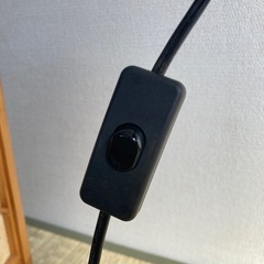 和風 木製 フロアスタンド ランプの画像