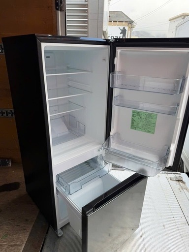 NO B866?福岡市内配送設置無料✨?ヤマダオリジナル 冷蔵庫 159L 右開き 2ドア 幅48.6cm 一人暮し向け 耐熱トップテ