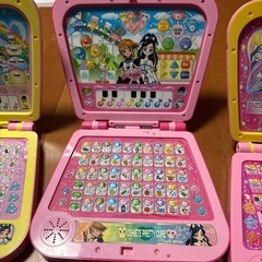 プリキュア　ふたりはプリキュア　ハートキャッチプリキュア　パソコン型おもちゃ3台の画像