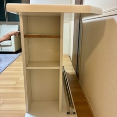 バーカウンター 幅130cm 棚付き 自宅バー カウンターテーブルの画像