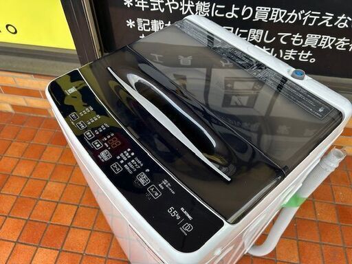 ■美品　2023年製　ELSONIC 全自動電気洗濯機　EHX55DD■5.5kg