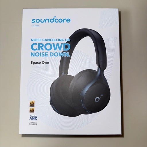 ★新品同様★Soundcore Space One by ANKER ノイズキャンセリングヘッドホン