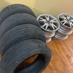 トヨタ プリウス30 アルミホイール＆タイヤ4本セット】 の画像