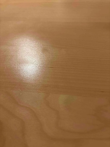 IKEAのバーチ（白樺）材のワゴンテーブル