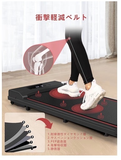 ルームランナー  静音