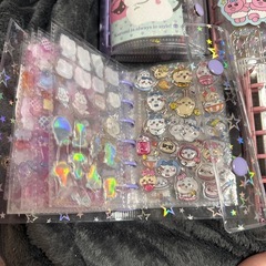 シール帳、シールの画像