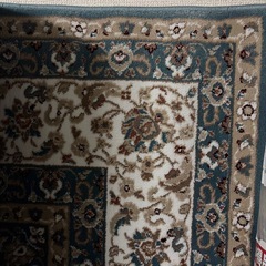 トルコ製ウエルトンラグライトブルー系2.5帖の画像