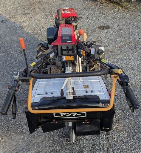 鹿児島発　ヤンマー7.2　馬力　ディーゼル耕運機YA750 　タイヤ新品交換済み　バッテリー新品