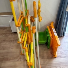 くまのプーさん　おりたたみキッズパークEX ジャングルジムの画像